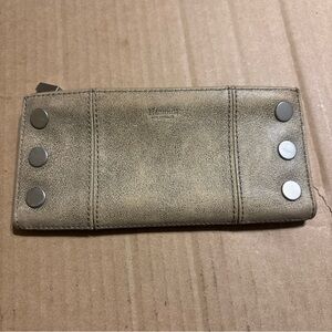 Hammitt Taupe Wallet with Silver Studs